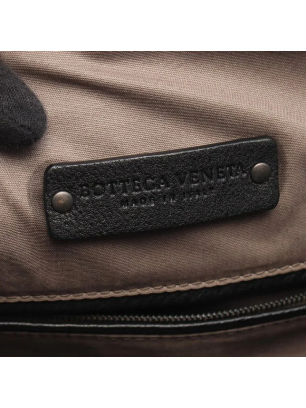 Bottega Veneta Business Intrecciato Backpack Black Leather